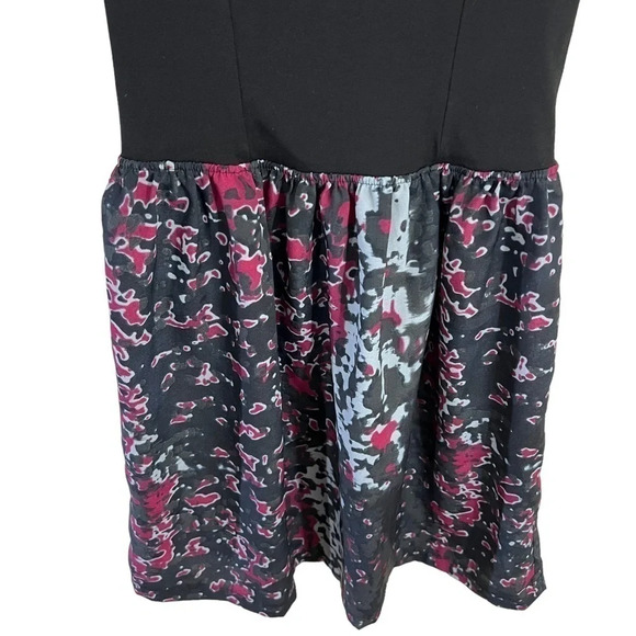 Aqua Strapless Mini Dress Size XS Abstract Pattern Fit and Flare Casual Short - Picture 4 of 6